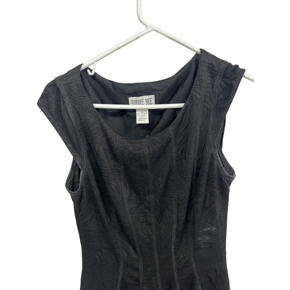 Signature By Robbie Bee Womens Black Dress Plus SZ Medium - Picture 6 of 9